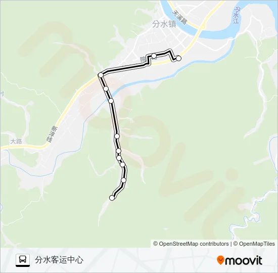 桐庐231路 Bus Line Map