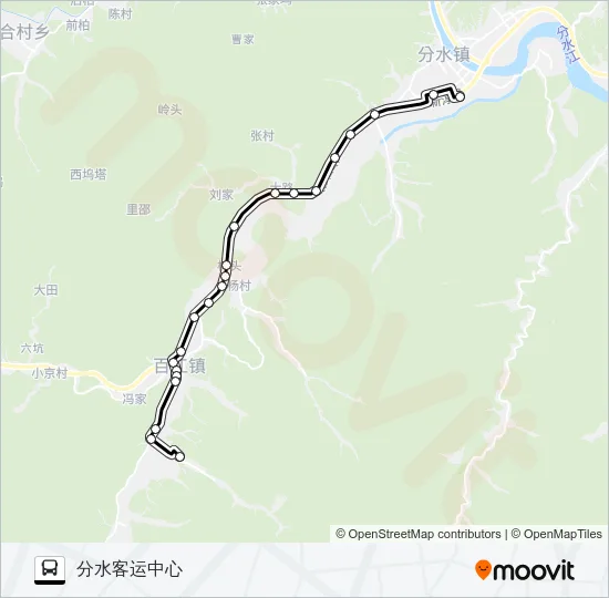 桐庐233路 Bus Line Map