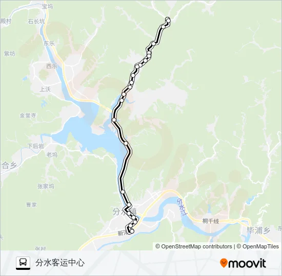 桐庐236路 Bus Line Map