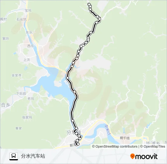 桐庐238路 Bus Line Map