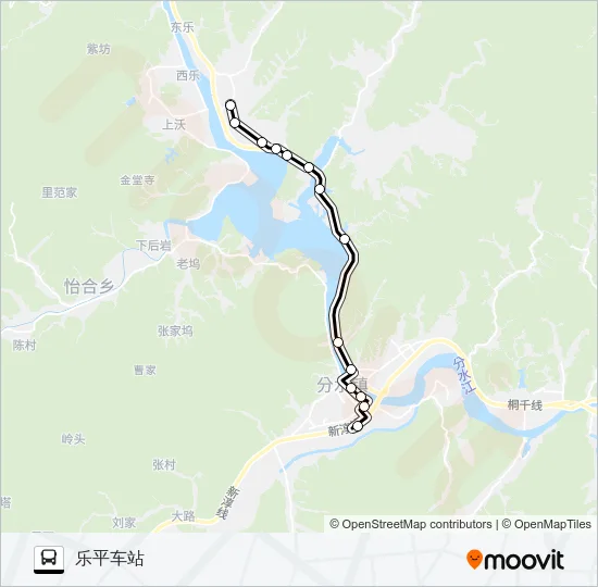 桐庐239路 Bus Line Map