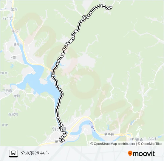 桐庐240路 Bus Line Map