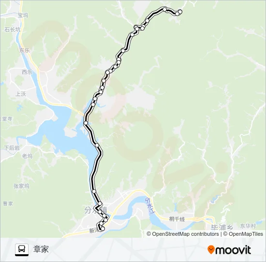 桐庐240路 Bus Line Map