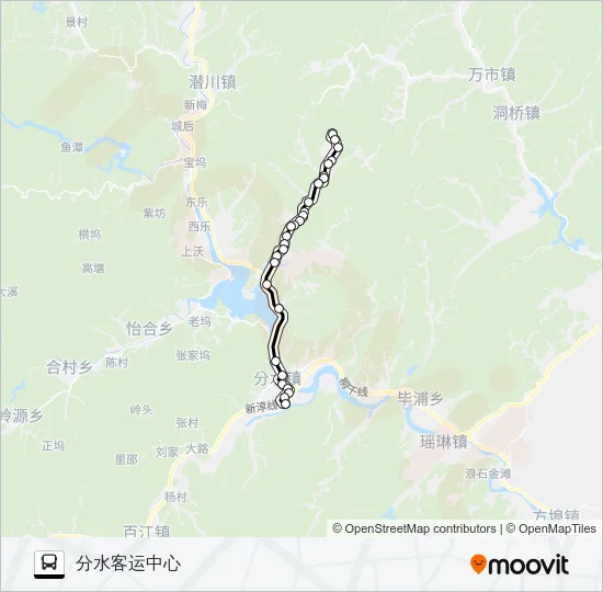 桐庐241路 Bus Line Map