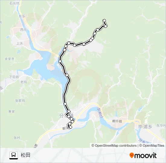 桐庐243路 Bus Line Map
