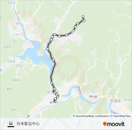 桐庐243路 Bus Line Map