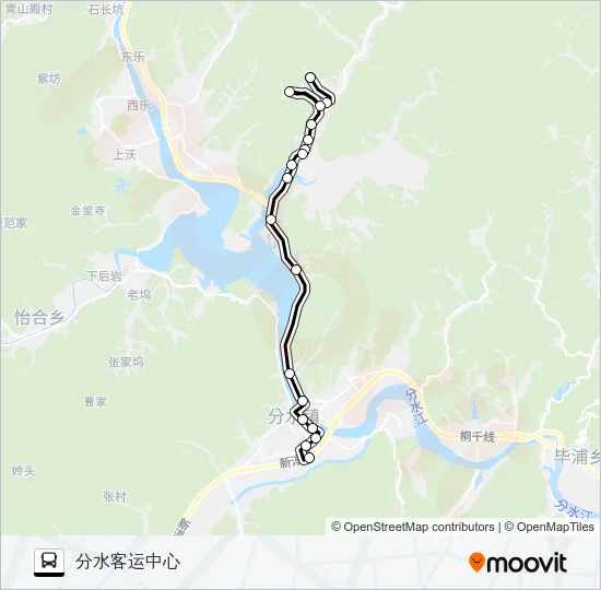 桐庐246路 Bus Line Map