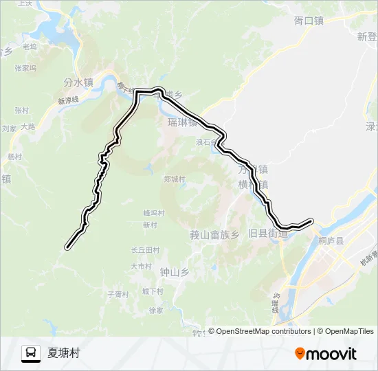 桐庐247路 Bus Line Map