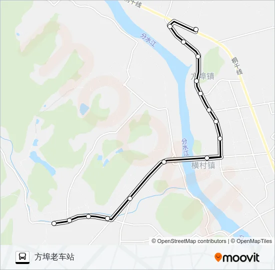 桐庐262路 Bus Line Map