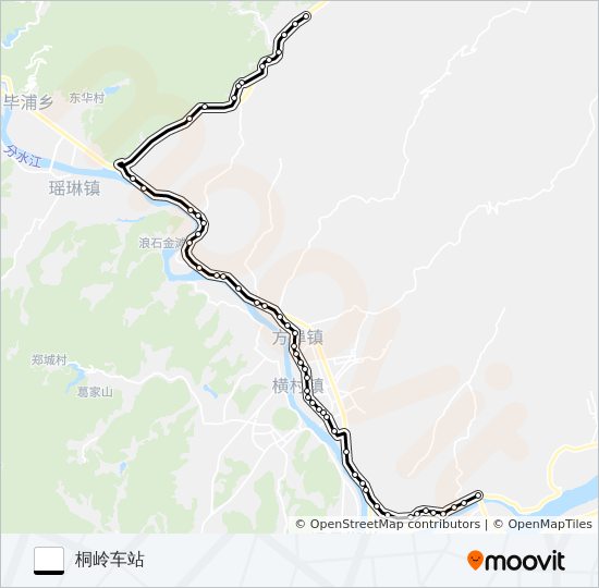 桐庐210A路 bus Line Map