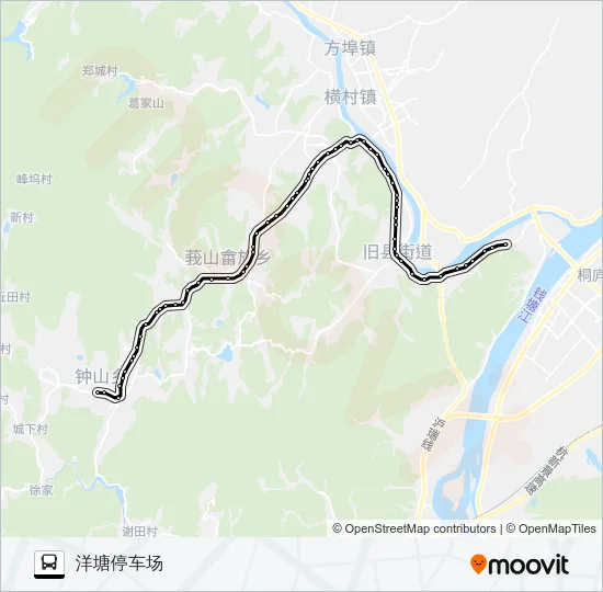 桐庐501路 Bus Line Map