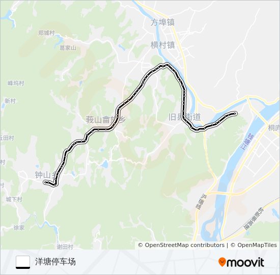 桐庐501路 bus Line Map