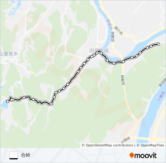 桐庐502路 bus Line Map