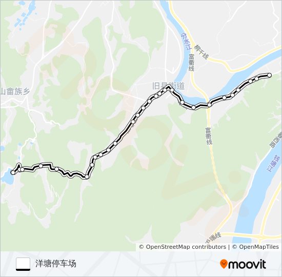 桐庐502路 bus Line Map