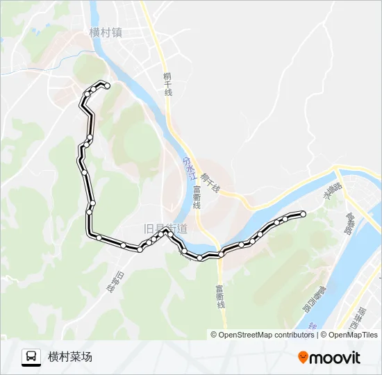桐庐503路 Bus Line Map