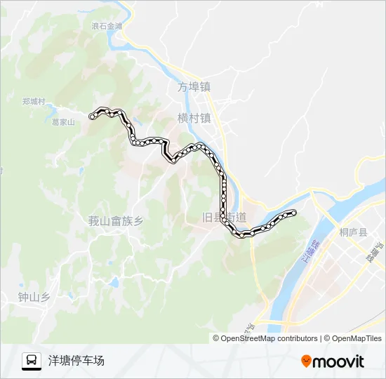 桐庐508路 Bus Line Map