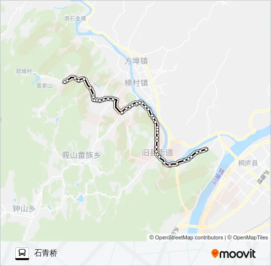 桐庐508路 Bus Line Map