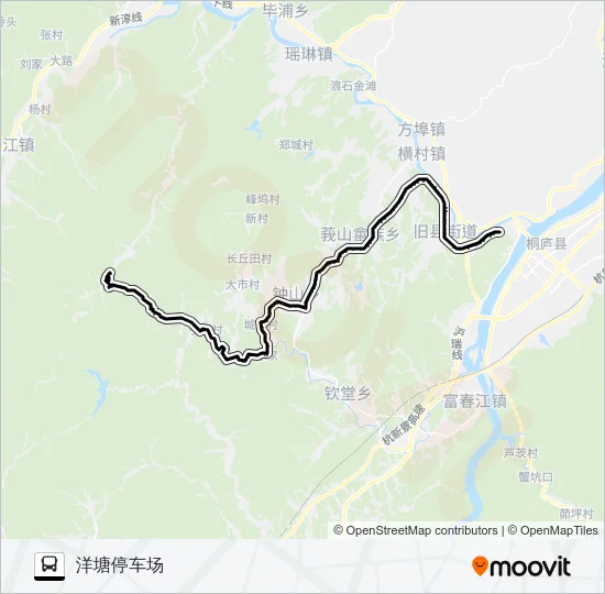 桐庐512路 Bus Line Map