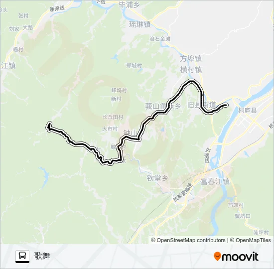 桐庐512路 Bus Line Map
