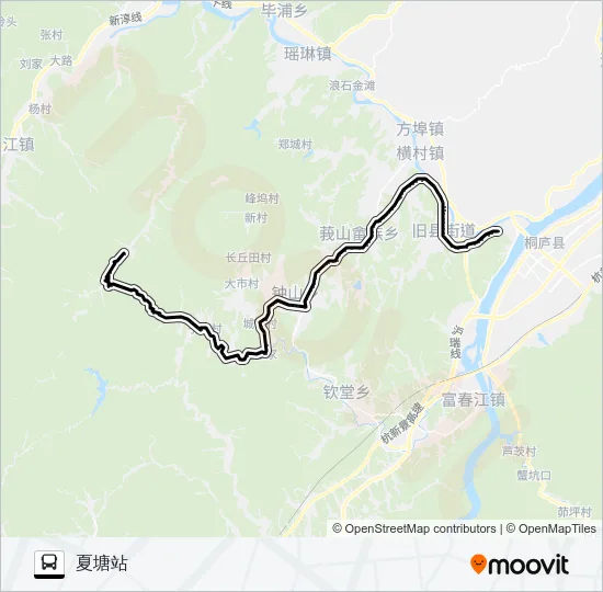 桐庐515路 Bus Line Map