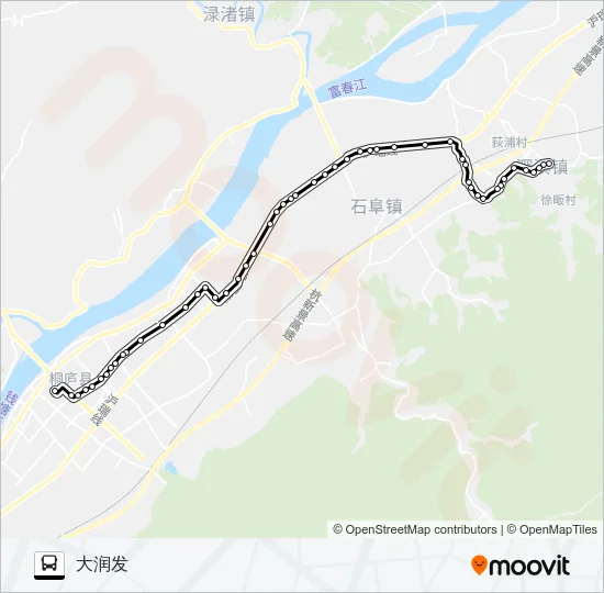 桐庐303路 Bus Line Map