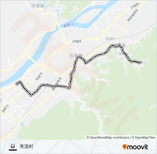 桐庐309路 Bus Line Map