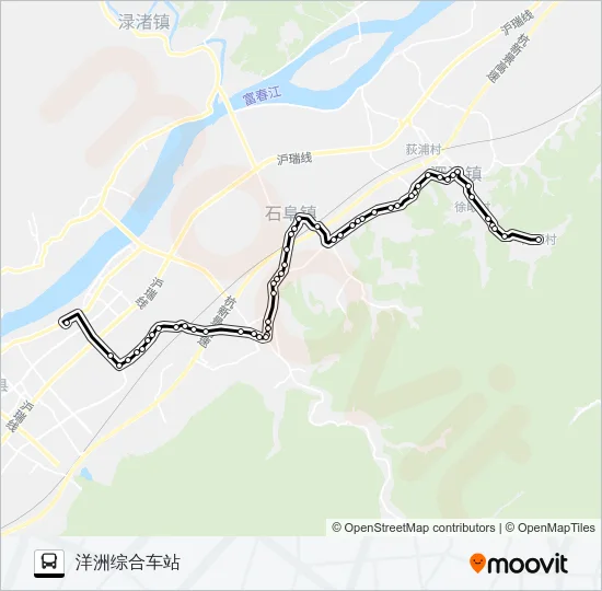 桐庐309路 Bus Line Map