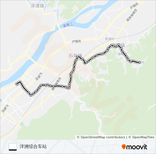 桐庐309路 bus Line Map