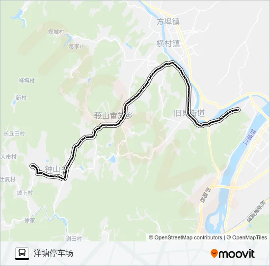 公交桐庐519路的线路图