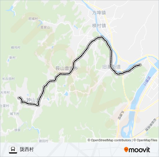 公交桐庐519路的线路图
