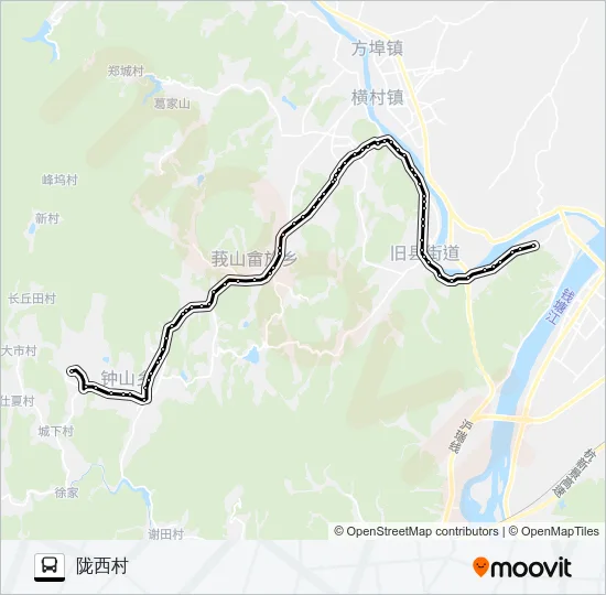 公交桐庐519路的线路图
