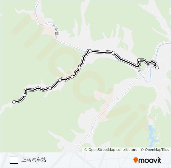 建德上马-小溪源 bus Line Map