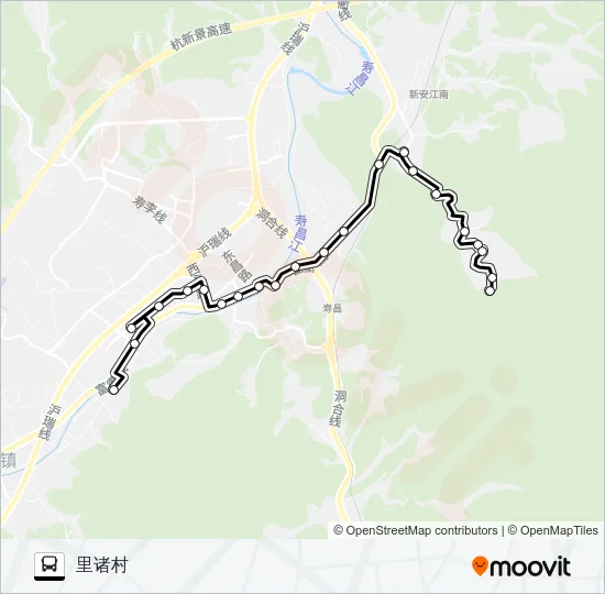 寿昌1路 Bus Line Map