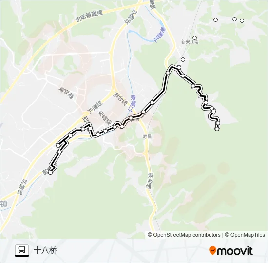 寿昌1路 Bus Line Map