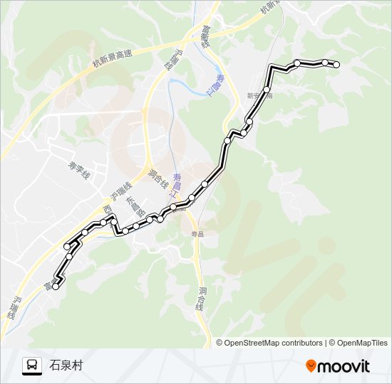 寿昌1路 Bus Line Map