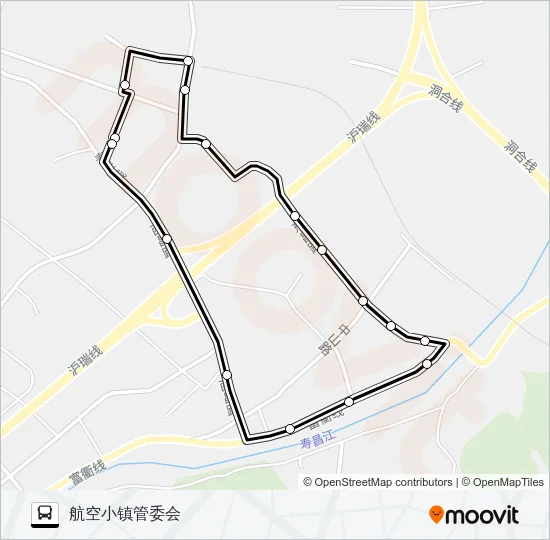公交寿昌3路的线路图