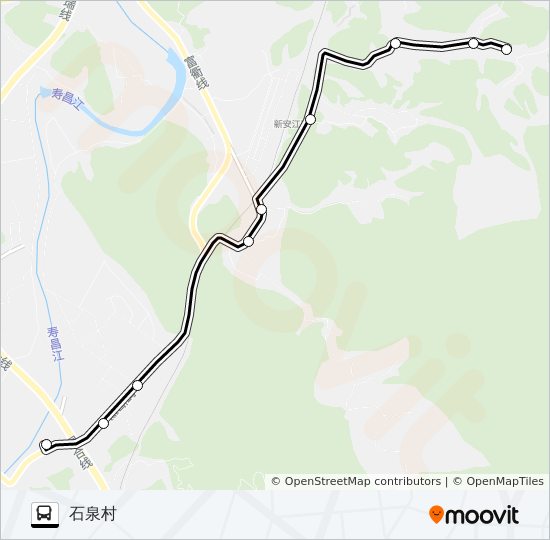 建德寿昌-石泉 bus Line Map