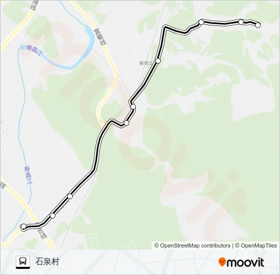 建德寿昌-石泉 Bus Line Map
