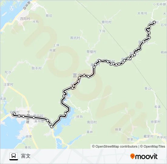 淳安-富文 Bus Line Map