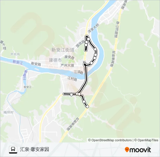 建德15路 Bus Line Map