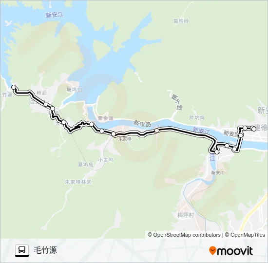 建德11路 Bus Line Map