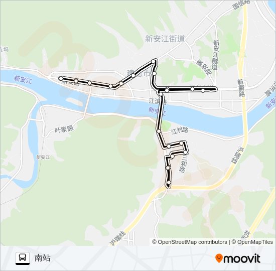 公交建德2路的线路图
