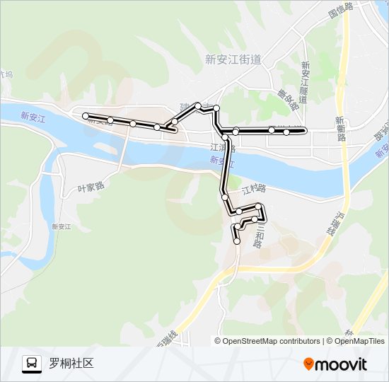 公交建德2路的线路图