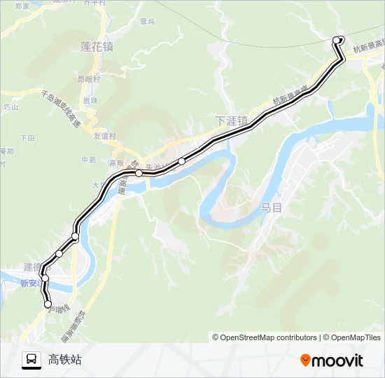建德202路 Bus Line Map