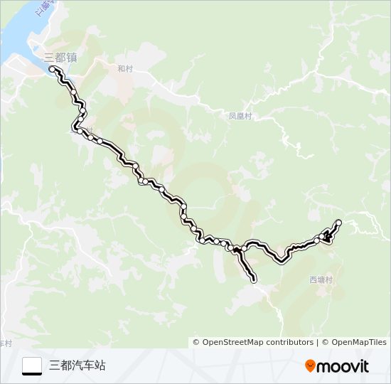 建德三都-里陈 bus Line Map