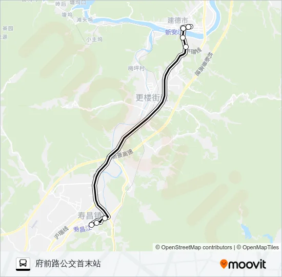 新寿快线 Bus Line Map