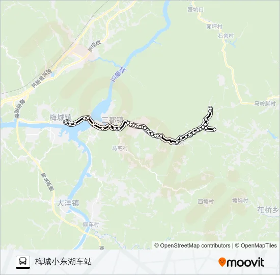 建德梅城-乌祥 Bus Line Map