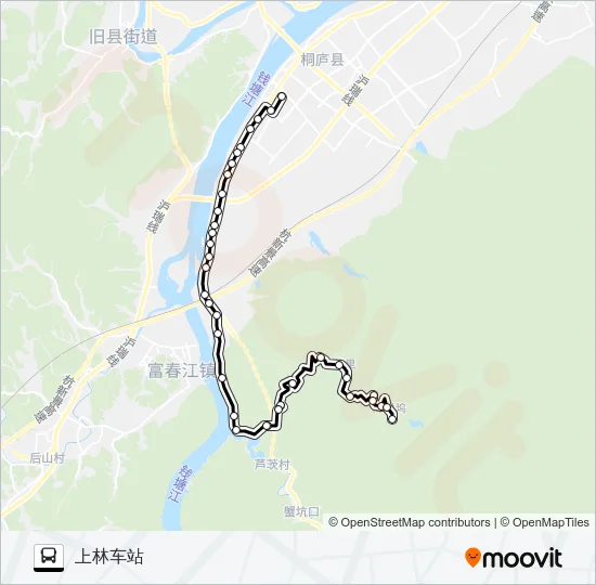 桐庐609路 Bus Line Map