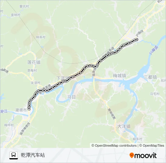 新乾慢线 Bus Line Map