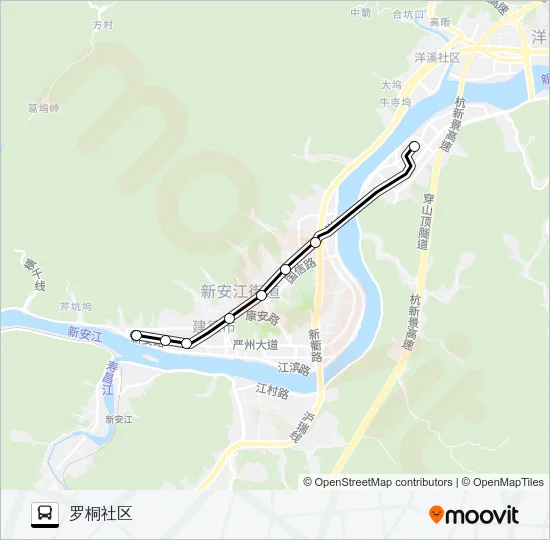 市行政服务中心免费车 Bus Line Map
